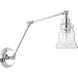 Litchfield 1 Light 5 inch Polished Chrome Wall Bracket Wall Light
