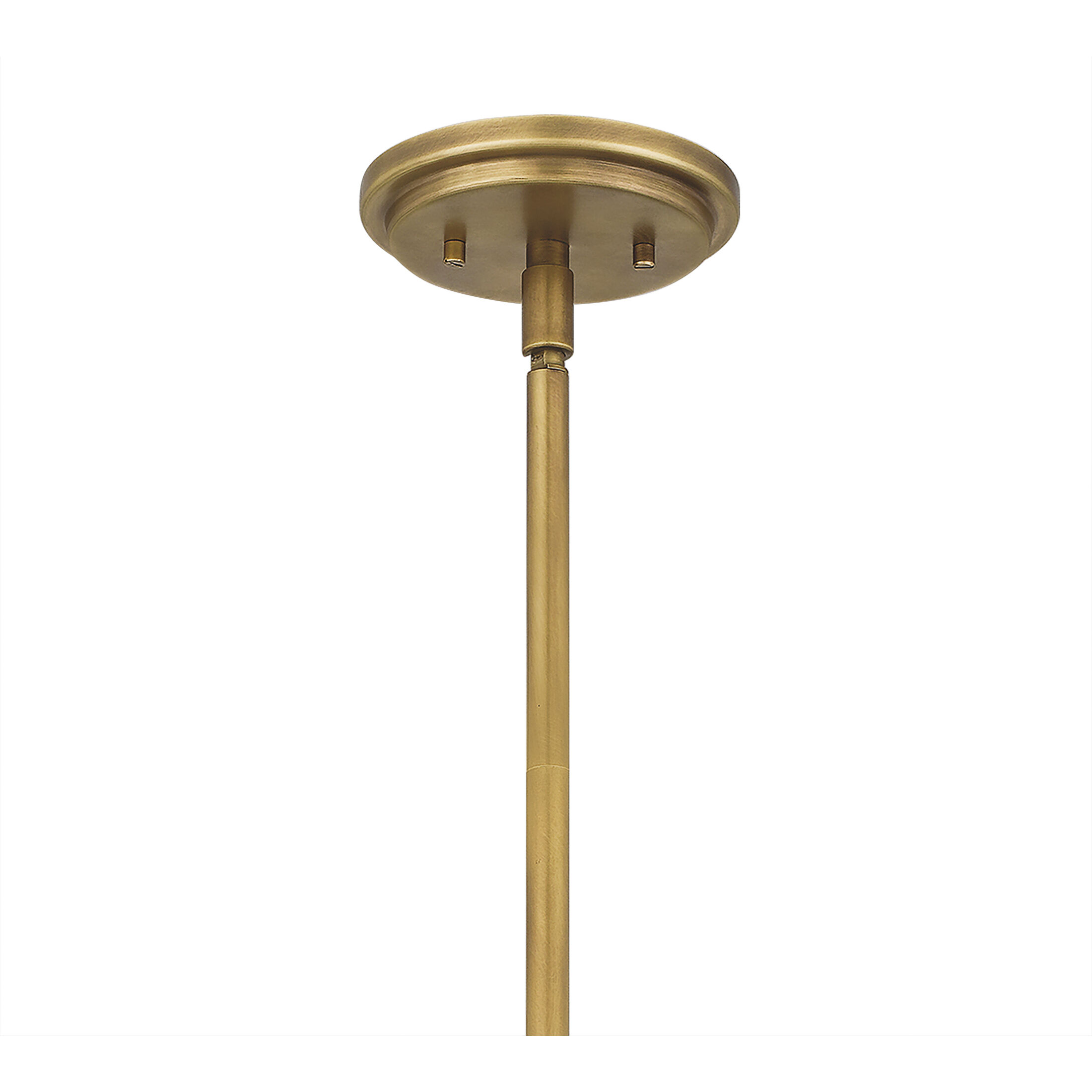 York 4 Light 20 inch Weathered Brass Pendant Ceiling Light