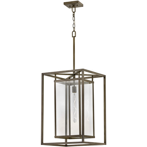 Open Air Max LED 17 inch Burnished Bronze Outdoor Hanging Lantern