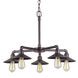 Signature 5 Light 27 inch Antique Bronze Chandelier Ceiling Light