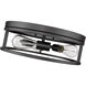 Canada 3 Light 16 inch Black Flush Mount Ceiling Light