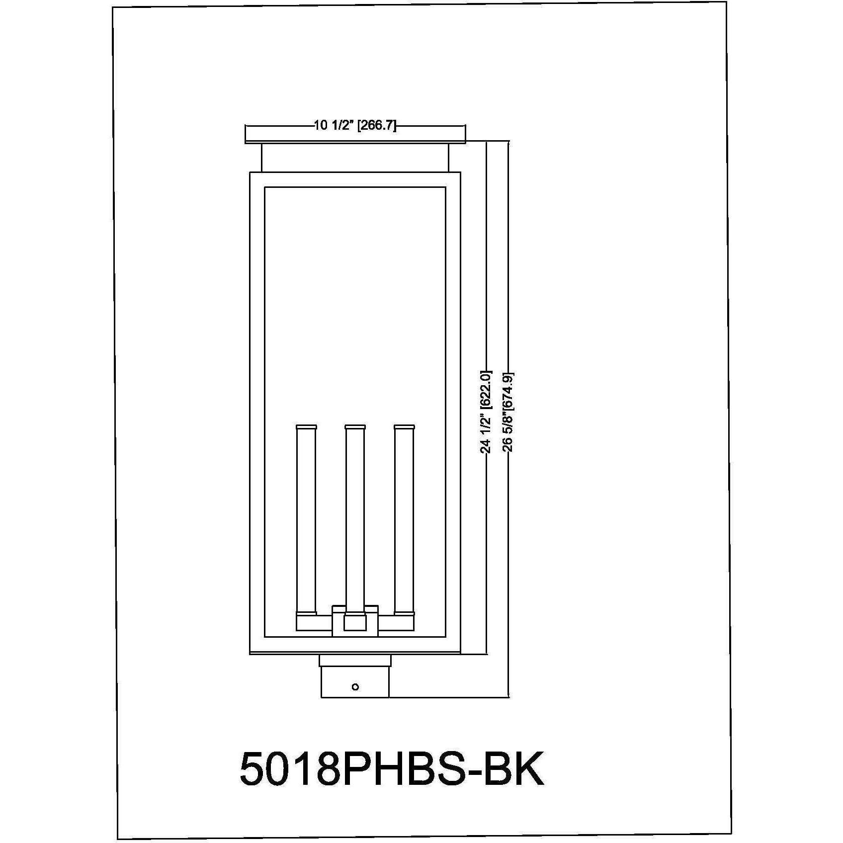 Nova 4 Light 26.75 inch Black Outdoor Post Mount Fixture in Clear Glass