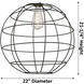 Lake Placid 1 Light 22 inch Satin Nickel Pendant Ceiling Light