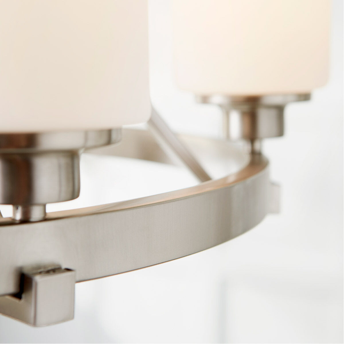 Lancaster 6 Light 24.75 inch Satin Nickel Chandelier Ceiling Light