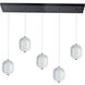 Peri LED 32 inch Matte Black Horizontal Pendant Ceiling Light