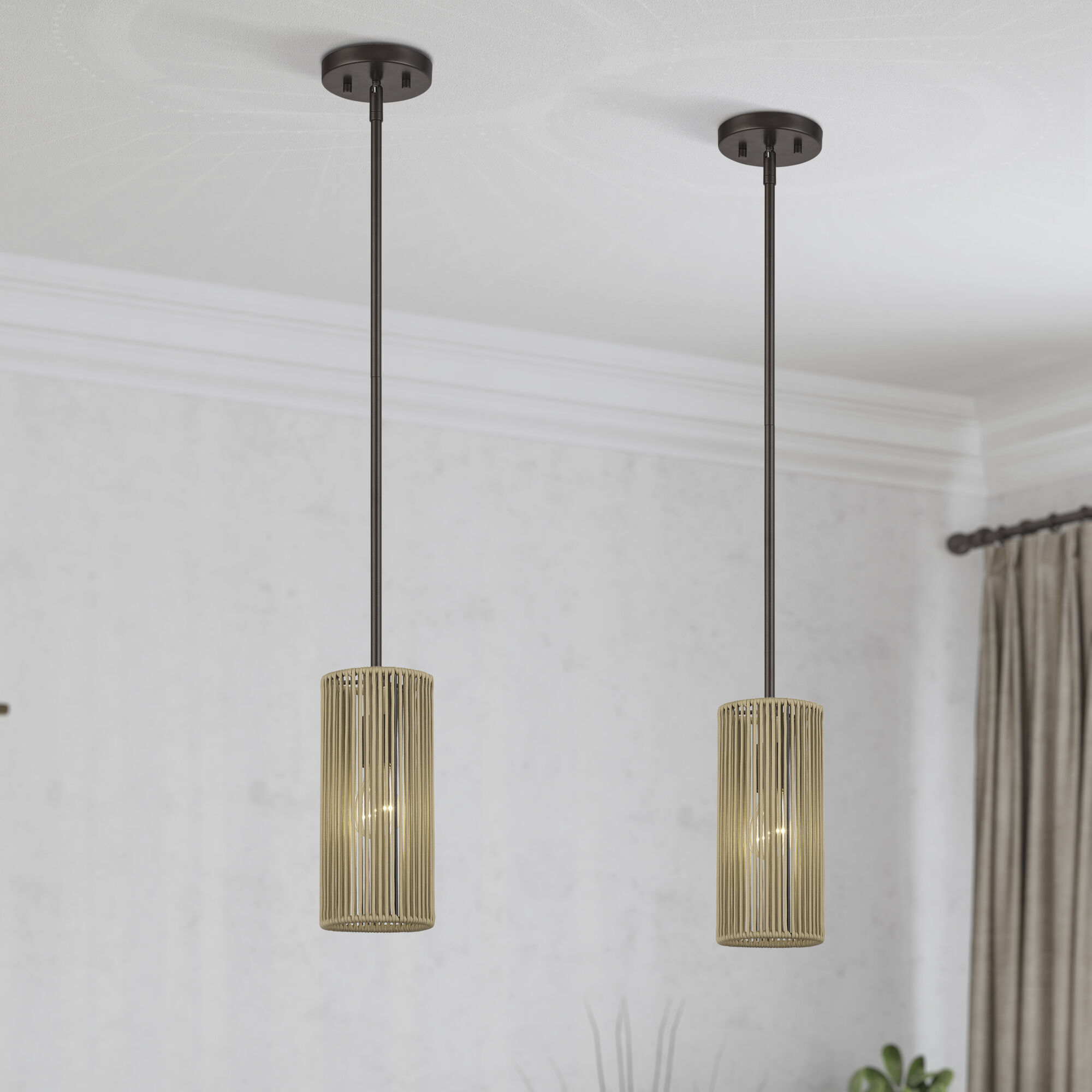 Acordia 1 Light 5.13 inch English Bronze Mini Pendant Ceiling Light