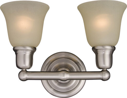 Bel Air 2 Light 15.5 inch Satin Nickel Bath Light Wall Light