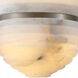 Sedona 1 Light 5 inch Alabster and Aged Brass Pendant Ceiling Light