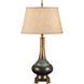 Rustic Modern 30 inch 100 watt Weathered Bronze Table Lamp Portable Light