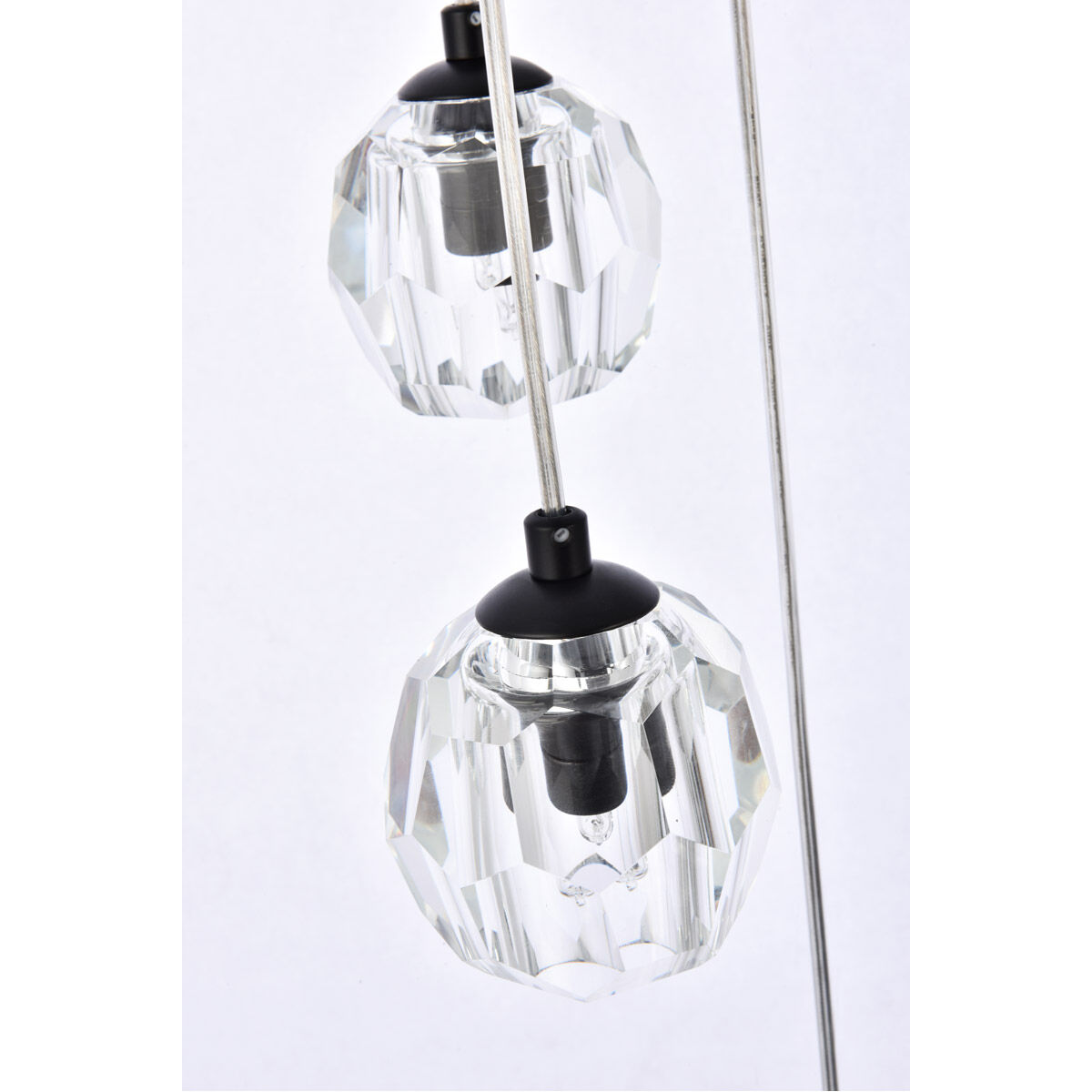 Eren 18 Light 19.7 inch Black Pendant Ceiling Light