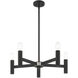 Copenhagen 5 Light 25 inch Black Chandelier Ceiling Light
