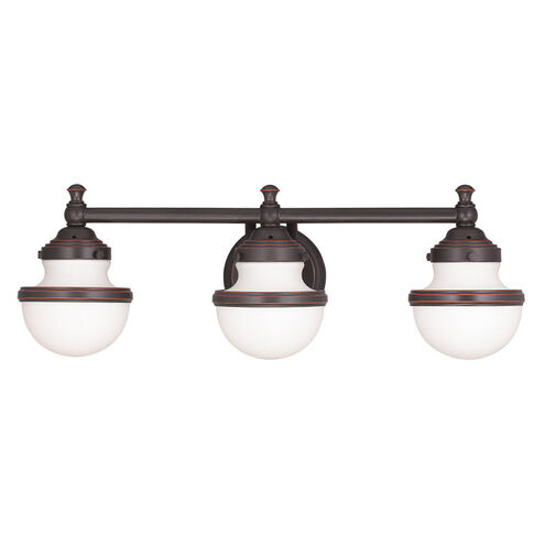 Oldwick 3 Light 24 inch Olde Bronze Bath Vanity Wall Light