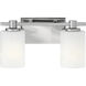 Karlie 2 Light 13.25 inch Chrome Vanity Light Wall Light