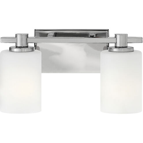 Karlie 2 Light 13.25 inch Chrome Vanity Light Wall Light