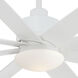 Slipstream 65 inch Flat White Outdoor Ceiling Fan