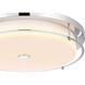 Kolson 1 Light 20 inch Chrome Flush Mount Ceiling Light