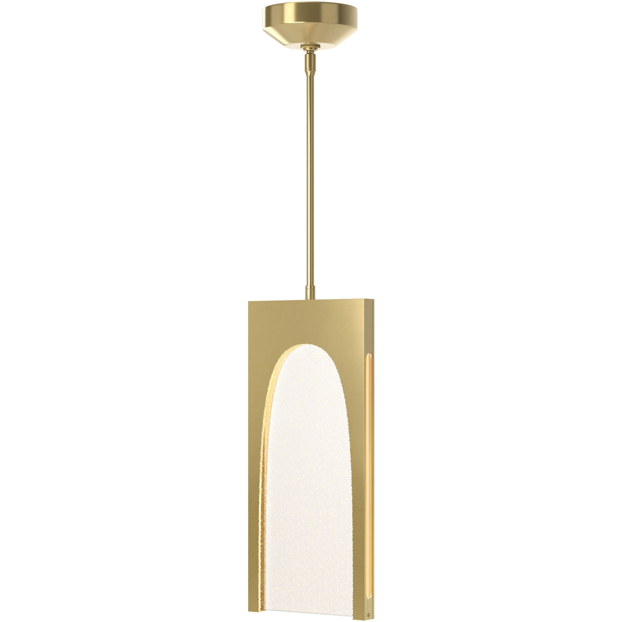 Cypress LED 8 inch Modern Brass Pendant Ceiling Light