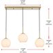 Baxter Linear Pendant Ceiling Light