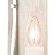White Stone Sconce Wall Light
