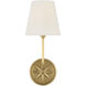 Chapman & Myers Polaris LED 6 inch Antique-Burnished Brass Sconce Wall Light