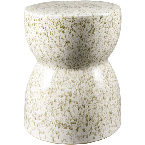 Hourglass 16.7 X 13 inch Cream / Sage / Cream / Sage End Table