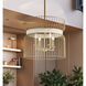 Park Slope 4 Light 20 inch Nouveau Gold Pendant Ceiling Light