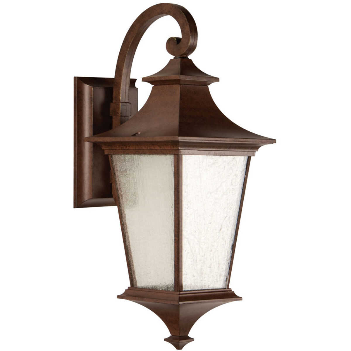 Argent II Outdoor Wall Mount in Aged Bronze Textured, LED, Small