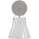 Bronwen 1 Light 7 inch Polished Nickel Bath Wall Sconce Wall Light