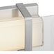 Miter LED LED 12.25 inch Brushed Nickel ADA Wall Sconce Wall Light, Progress LED