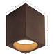 Bosco 5 inch Walnut Flush Mount Ceiling Light