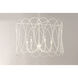 Trellis 5 Light 32 inch Weathered White Multi-Light Pendant Ceiling Light