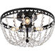 Kylie 3 Light 14 inch Black Flush Mount Ceiling Light