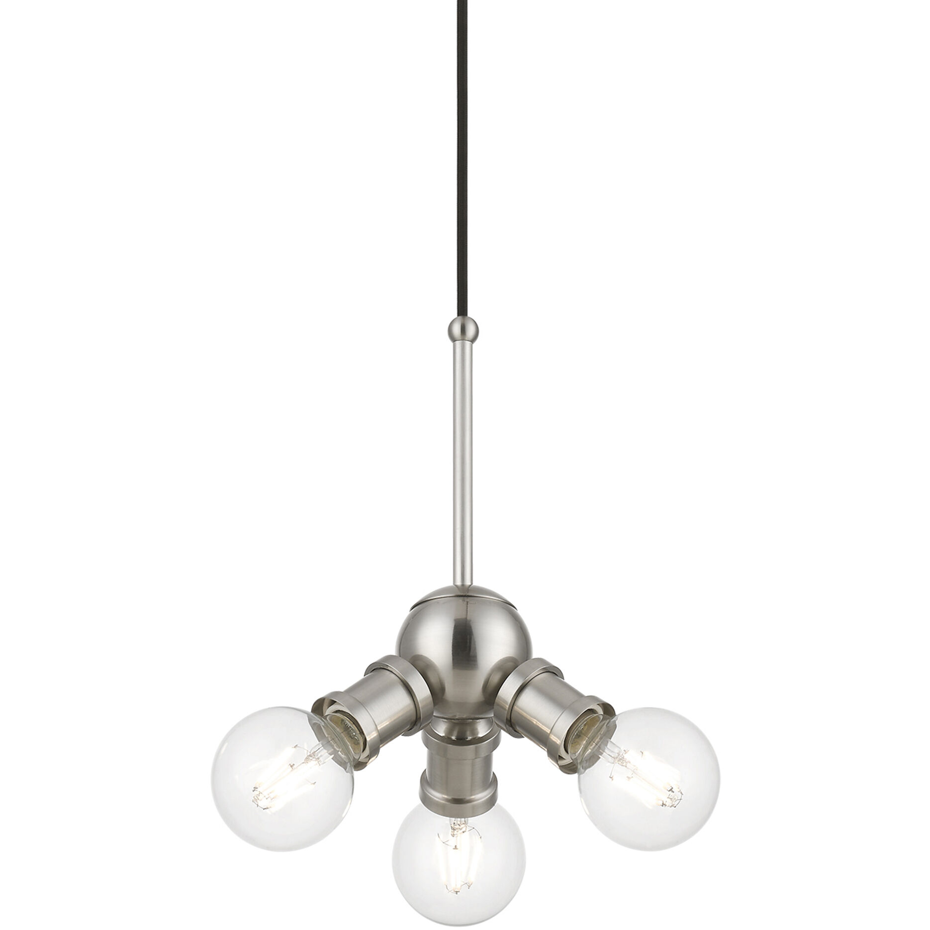 Lansdale 3 Light 7 inch Brushed Nickel Pendant Ceiling Light
