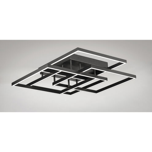 Traverse LED LED 31 inch Black Flush Mount Ceiling Light