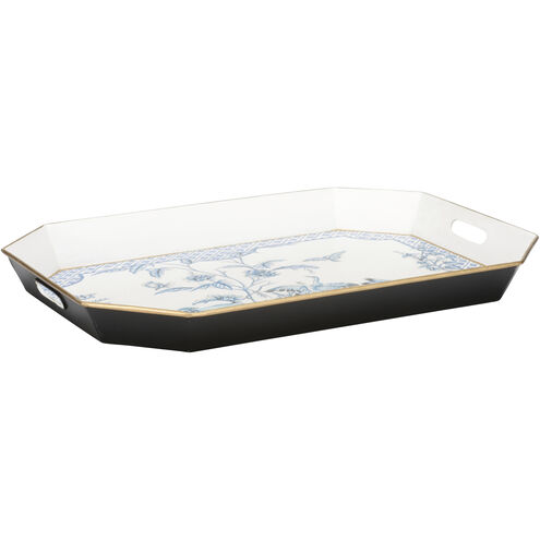 Bagatelle II White/Cream and Blue Tray