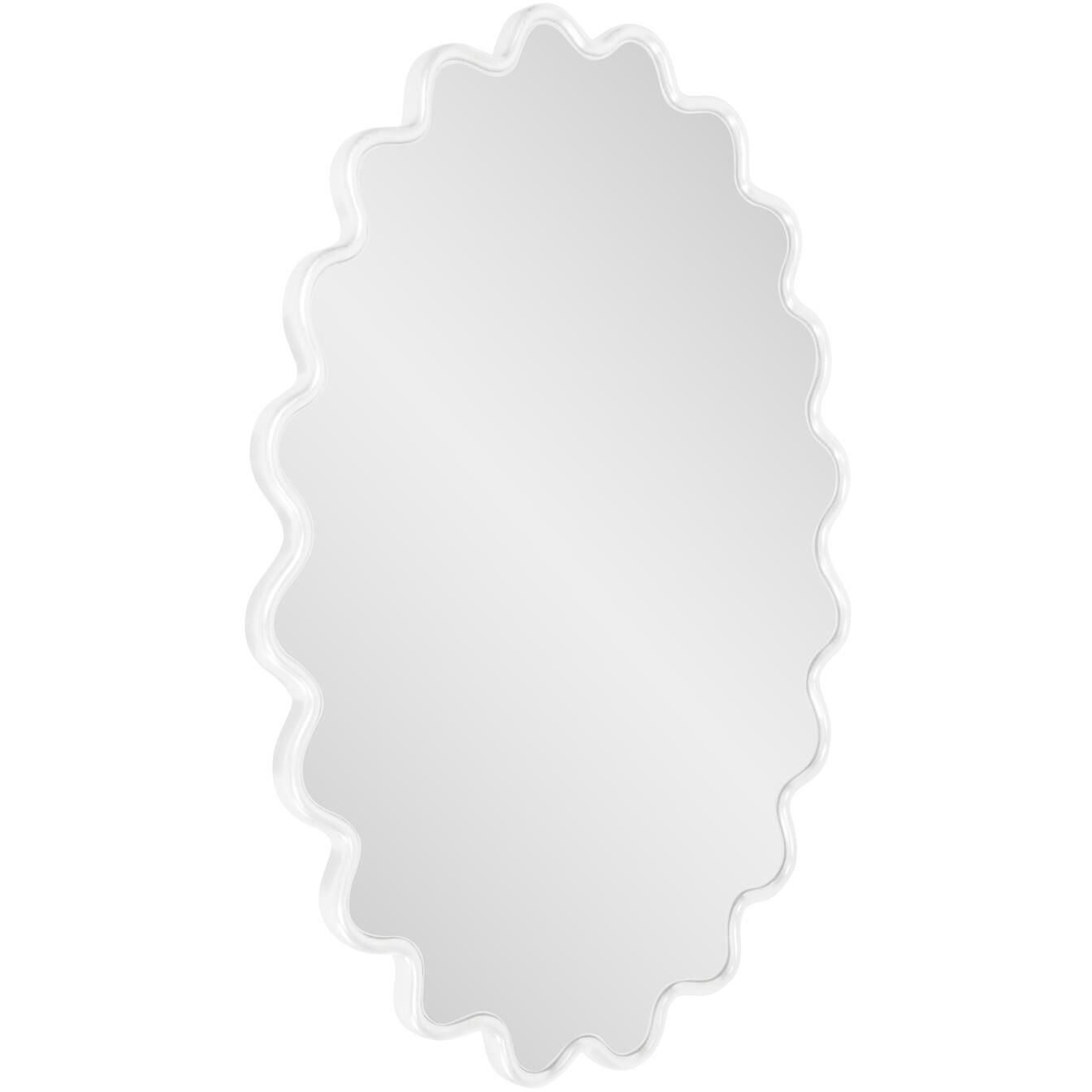 Cloud 36 X 24 inch White Mirror