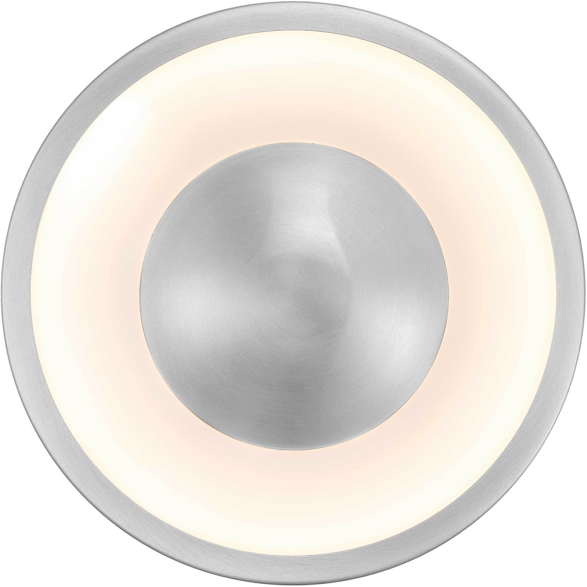 Stellar LED 11 inch Brushed Aluminum Outdoor Flush Mount