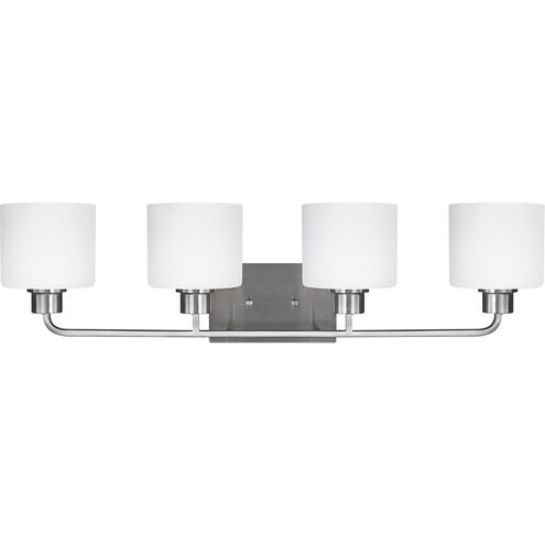 Canfield 4 Light 31.88 inch Bathroom Vanity Light