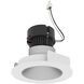 Pearl Haze Reflector / Warm White Flange LED Round Retrofit Reflector in 3500K, Haze / Warm White, 4" Retrofit