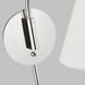 AERIN Remy 21 inch 60 watt Polished Nickel Task Sconce Wall Light