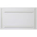 Lustro 60 X 36 inch Might Bright White LED Wall Mirror