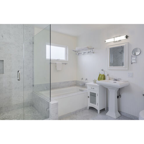 Miller LED 4 inch Satin Nickel Vanity Light Wall Light