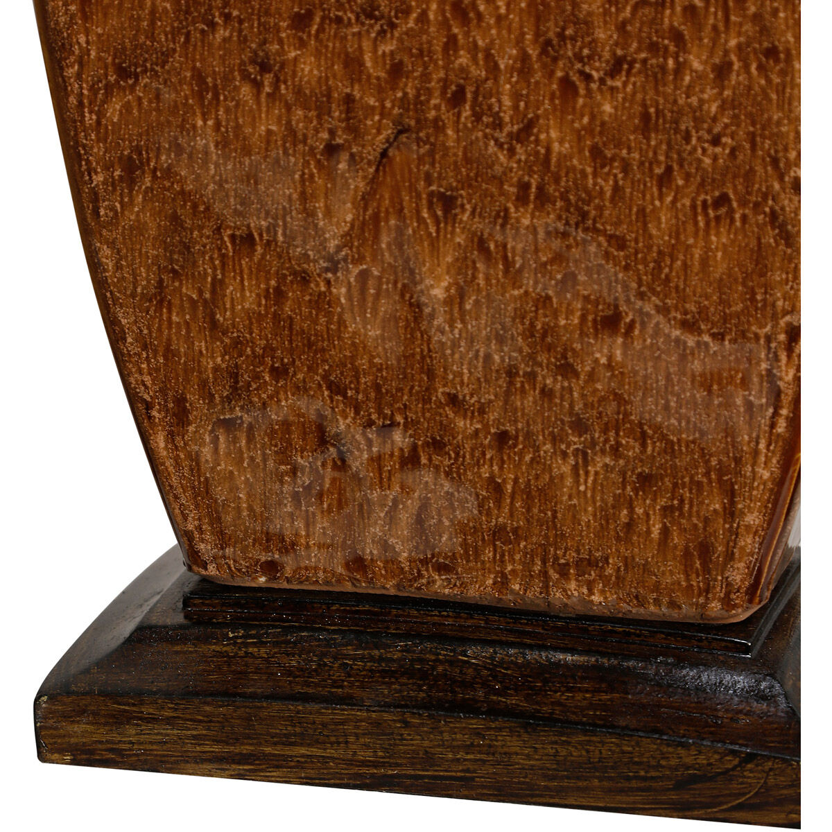 Signature 32 inch 100 watt Brown and Turqoise Table Lamp Portable Light