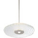 Luminwood 1 Light 16 inch Polished Nickel Pendant Ceiling Light