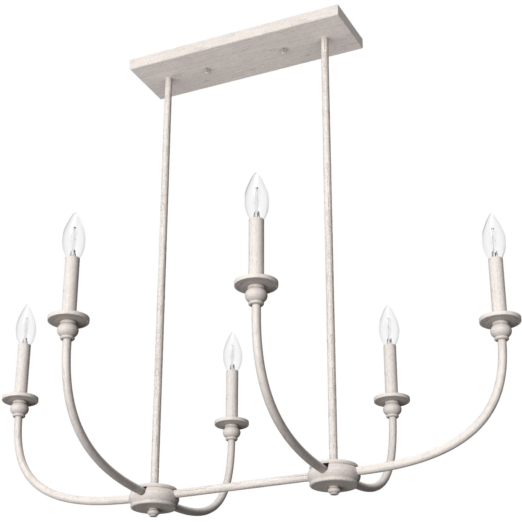 White linear chandelier on sale
