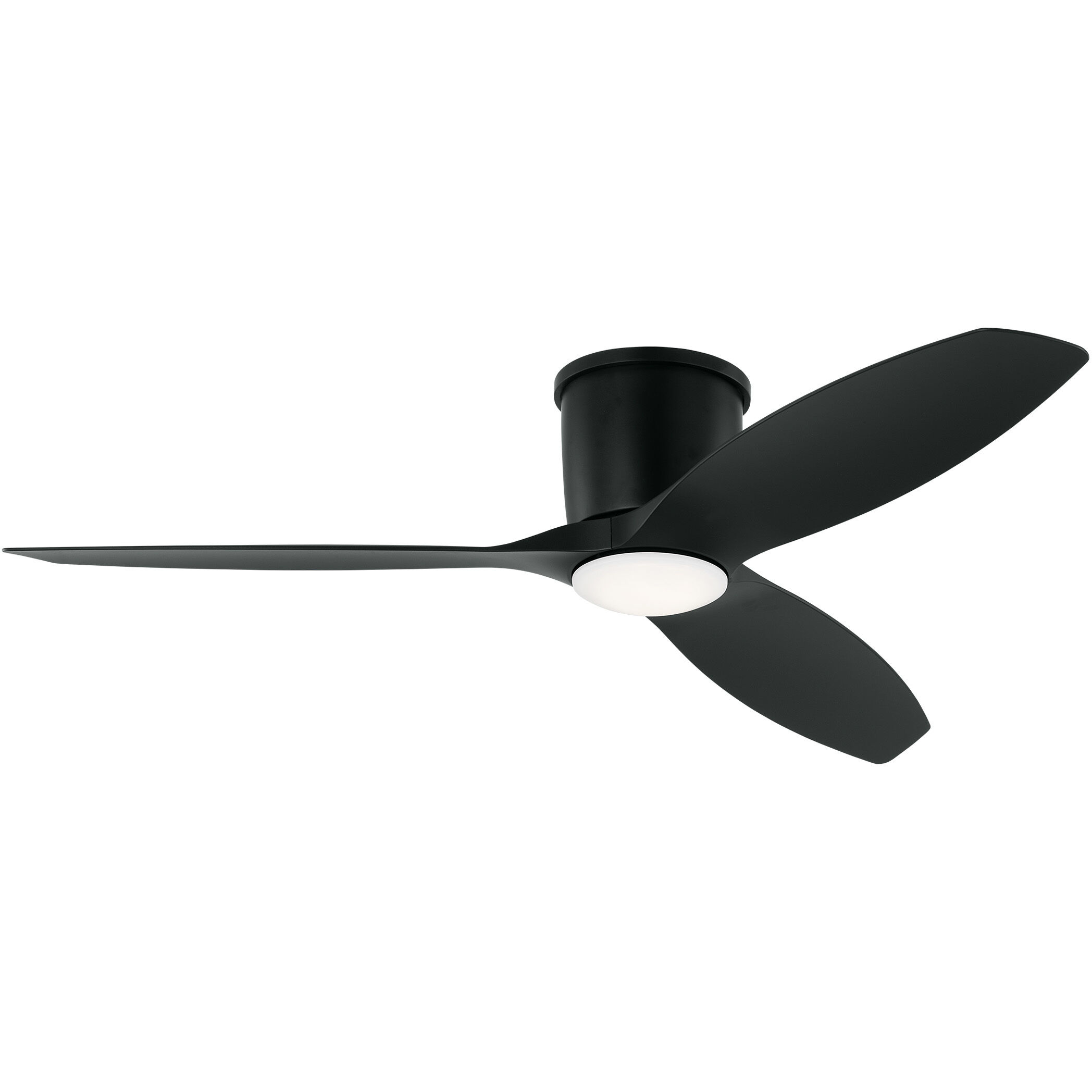 Titus 52 Hugger LED 52 inch Midnight Black Indoor/Outdoor Ceiling Fan