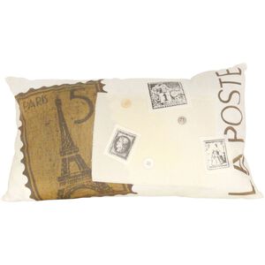La Poste 12 inch Gray Pillow, Cover Only