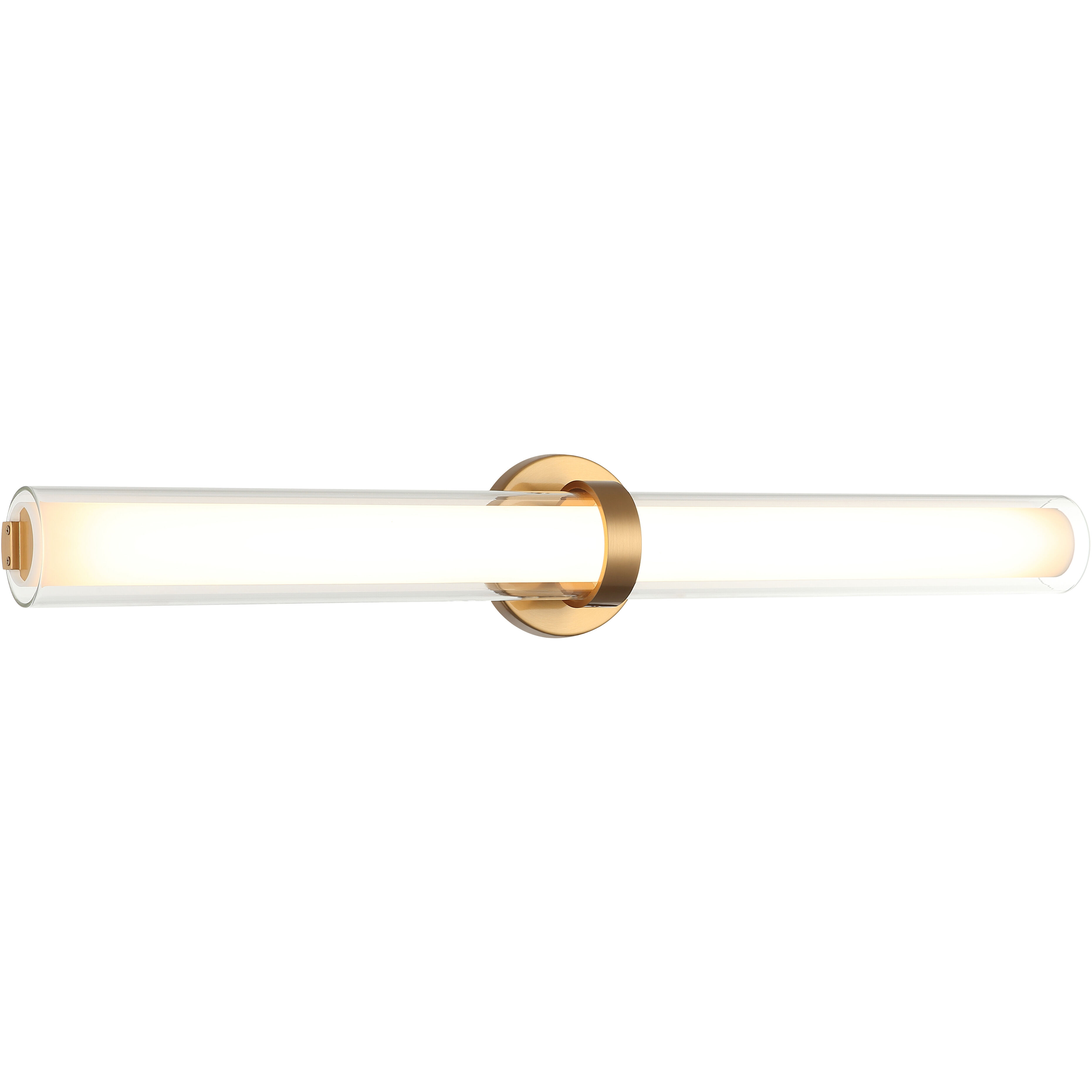 Satchie LED 29.63 inch Aged Gold Brass Wall Sconce Wall Light