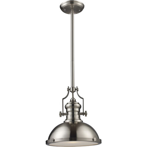 Chadwick 1 Light 13 inch Satin Nickel Pendant Ceiling Light in Incandescent