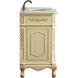 Danville 48 X 21 X 36 inch Light Antique Beige Vanity Sink Set